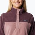Damen Sweatshirt Hoodie Pullover Columbia Benton Springs 1/2 Snap moonvista / fig 5