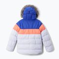 Skijacke Kinder Columbia Arctic Blast III snowdrift/hot coral/clematis blue 2