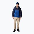 Columbia Powder Lite II Hooded Herren Daunenjacke in Bergblau/ Marineblau 2