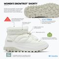 Damen-Schneestiefel Columbia Snowtrot Shorty sea salt/fig 6