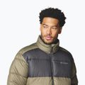 Herren gefütterte Jacke Columbia Pike Lake II stone green/shark 5