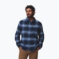 Hemd Herren Columbia Windward II collegiate navy blurred ombre