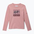Kinder-Trekking-Langarmshirt Columbia Hazeldel Hill Graphic Tee eraser pink/barely printed
