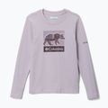 Kinder-Trekking-Longsleeve Columbia Hazeldel Hill Graphic Tee lavender pearl/barely printed