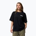 Damen-Trekking-T-Shirt Columbia Rolling Bend Graphic Oversized Tee black/mountainview