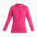 Icebreaker Damen-Trekkingjacke Quantum III Zip Hood tempo/electron pink/cb 8