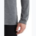 Thermoaktiv Hoodie Sweatshirt Herren icebreaker 260 Tech LS Half Zip gritstone heather 6