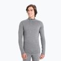 Thermoaktiv Hoodie Sweatshirt Herren icebreaker Merino 200 Oasis Half Zip gritstone heather