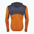 Icebreaker Merino 200 Realfleece Descender Zip Hoodie Herren graphit/rot Trekking Sweatshirt 8