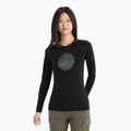 Damen Thermo-T-Shirt icebreaker 200 Oasis schwarz IB0A56I10011