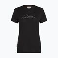 Damen-Trekkingshirt icebreaker Merino 150 Tech Lite SS Tee Sparkling Stars black 6