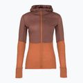 Trekking Sweatshirt Hoodie Damen icebreaker Merino 200 Realfleece Descender Zip Hoodie dusty clay