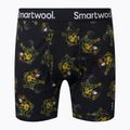 Herren Smartwool Merino Print Boxershorts Boxed Thermo Boxershorts schwarz und gelb 15151