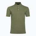 Herren Napapijri Ealis grünes Flechten-Poloshirt 5