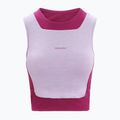 Damen Funktionsshirt icebreaker Zoneknit Cropped Bra-Tank purple gaze 6