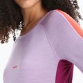 Damen-Thermoaktivshirt icebreaker 125 Zoneknit Crewe purple gaze 5