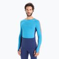 Herren Thermoaktivshirt icebreaker 125 Zoneknit Crewe geo blue