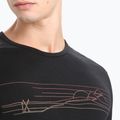 Icebreaker 200 Oasis Crewe Ski Stripes Herren Thermo-Sweatshirt schwarz 4