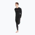 Icebreaker 200 Oasis Crewe Ski Stripes Herren Thermo-Sweatshirt schwarz 2