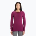 Damen Thermo-T-Shirt Icebreaker 200 Oasis LS Crewe Go Berry 104375