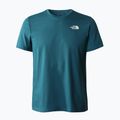 Herren-Trekking-T-Shirt The North Face Foundation Grafik blau NF0A55EFEFS1