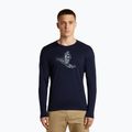 Longsleeve Herren icebreaker Merino 200 Oasis Crewe SkiingYeti midnight navy