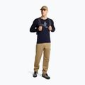 Longsleeve Herren icebreaker Merino 200 Oasis Crewe SkiingYeti midnight navy 2