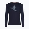 Longsleeve Herren icebreaker Merino 200 Oasis Crewe SkiingYeti midnight navy 7