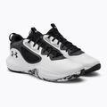 Basketballschuhe Herren Under Armour Lockdown 6 weiß-grau 325616-11 4