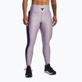 Damen-Trainingsleggings Under Armour Project Rock HG Ankle purple luxe