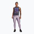 Damen-Trainingsleggings Under Armour Project Rock HG Ankle purple luxe 2