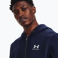 Herren-Sweatshirt Under Armour Essential Fleece FZ Hood midnight navy/white 4