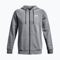 Herren unter Armour wesentliche Fleece Full Zip Hood Training Sweatshirt grau 1373881 5