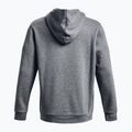 Herren Under Armour Essential Fleece Hoodie pitchgrau mittel heather/weiß 6