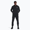 Men's Under Armour Essential Fleece Hoodie schwarz/weiß 2