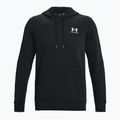 Men's Under Armour Essential Fleece Hoodie schwarz/weiß 5