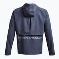 Herren unter Armour Sturm laufen mit Kapuze blau Laufjacke 1376795 5