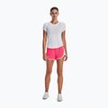 Under Armour Fly By 2.0 Damen Laufshorts rosa und weiß 1350196-683 3