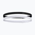 Under Armour Mini Bands Stirnband (2 Stück) schwarz/mod grau