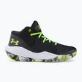 Under Armour Jet '21 Herren Basketball Schuhe schwarz und weiß 3024260 2