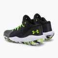 Under Armour Jet '21 Herren Basketball Schuhe schwarz und weiß 3024260 3