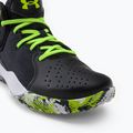 Under Armour Jet '21 Herren Basketball Schuhe schwarz und weiß 3024260 8