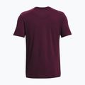 Herren Under Armour Sportstyle Left Chest T-Shirt lila Stein/schwarz 6