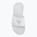 Badelatschen Under Armour Rock 3 black/white clay 5
