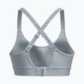 Unter Armour Infinity abgedeckt Mid grau Fitness-BH 1363353-465 2