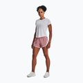 Under Armour Fly By 2.0 Damen Laufshorts rosa und weiß 1350196-697 2