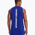 Under Armour Baseline Cotton Tank Herren Basketball Shirt blau 1361901 2