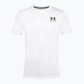 Men's Under Armour Logo Emb Heavyweight T-Shirt weiß/schwarz 5