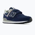 New Balance 574's V1 navy Kinderschuhe