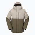 Men's Volcom L Ins Gore-Tex braun und beige Snowboard Jacke G0452302 4